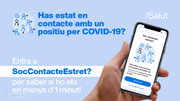 Salut posa en marxa un web per verificar si s'és contacte estret d'un positiu de covid-19