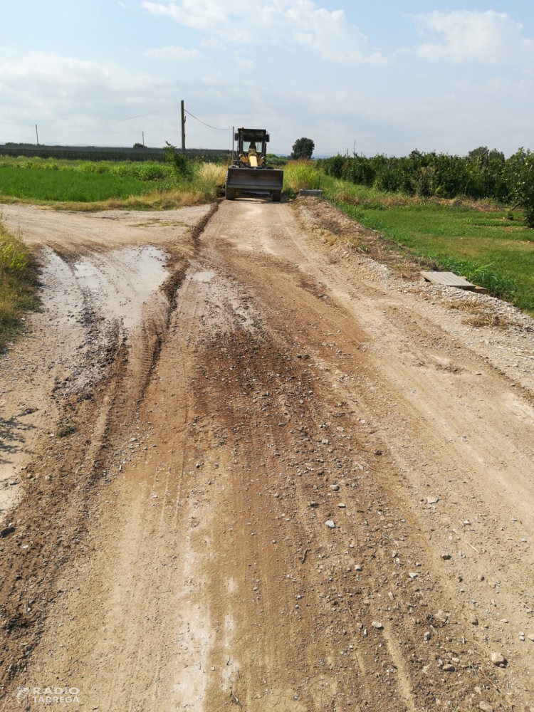 Comencen les obres d'arranjament de camins a Bellpuig