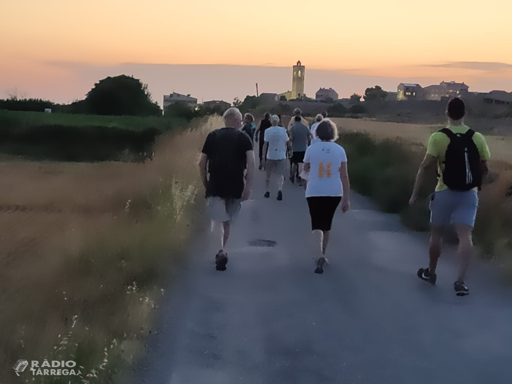 Punt i final a les caminades nocturnes familiars que Bellpuig repetirà l'estiu que ve