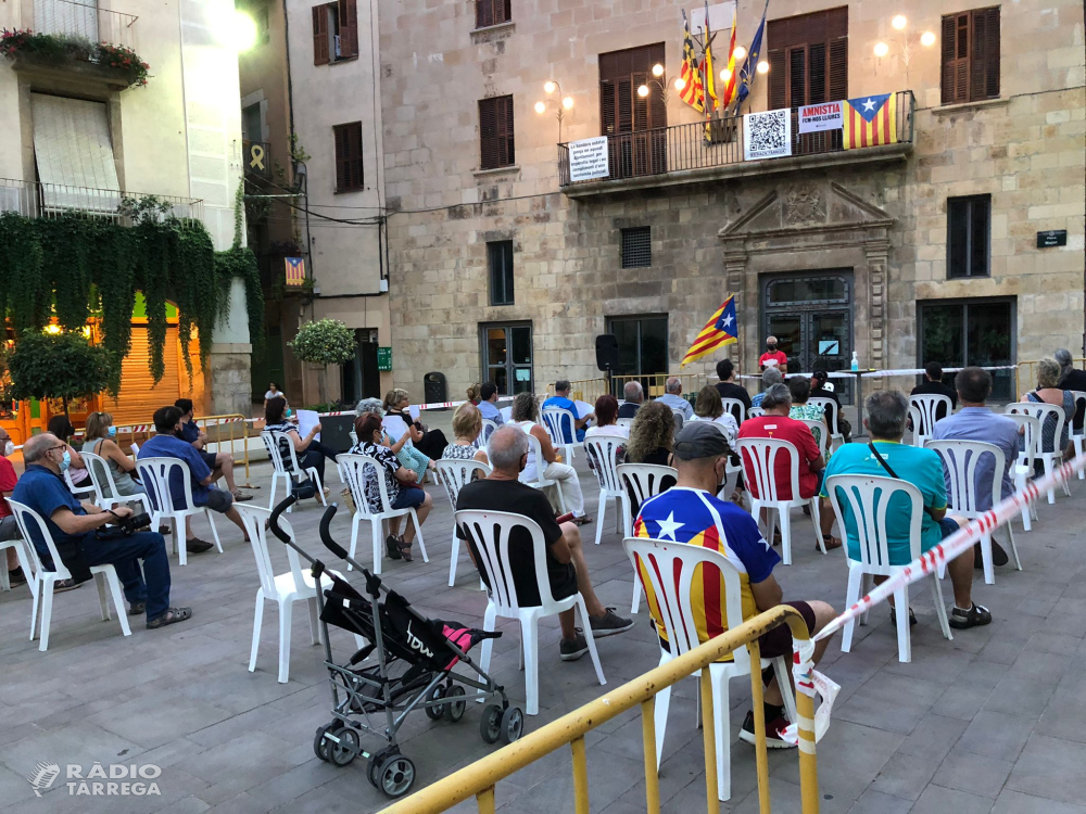 Concentració a Tàrrega de l'ANC sota el lema 'Lluitem i Guanyem la Independència'