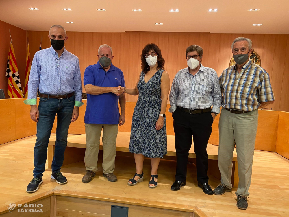 L'Ajuntament de Tàrrega cedeix l’ús de nous terrenys municipals al Club Tennis Tàrrega per ampliar les seves instal·lacions