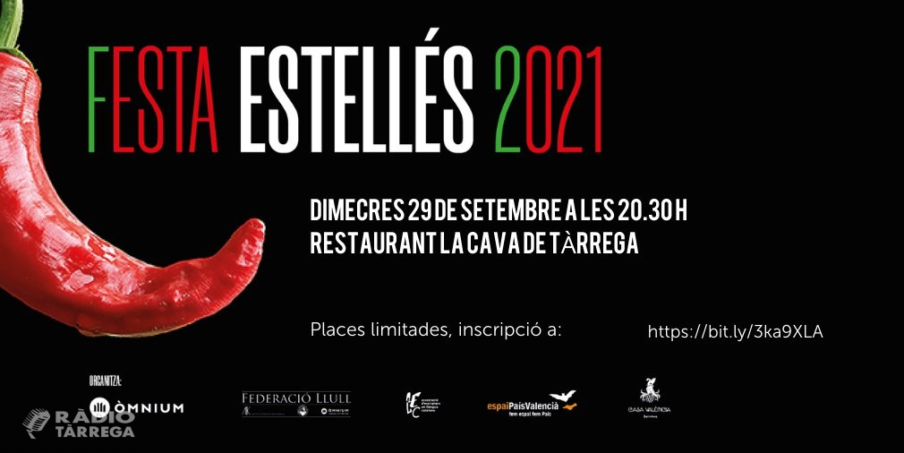 Òmnium Cultural Segarra-Urgell celebrarà el dimecres 29 de setembre la Festa Estellés 2021 d’homenatge al poeta valencià
