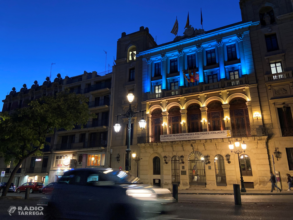 Tàrrega i Bellpuig s'il·luminaran de blau per reconèixer l'Educació Social