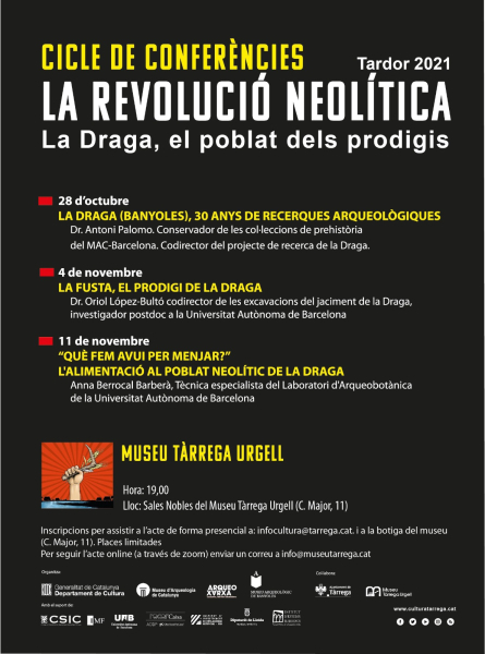 El Museu Tàrrega Urgell organitza unes conferències sobre l'exposició del jaciment arqueològic de la Draga