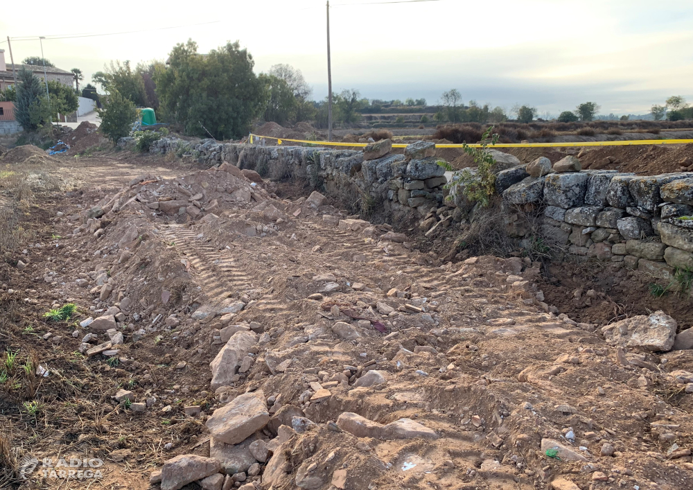 Obres d’urbanització per a la millora del camí d’accés al nucli de Castellnou d’Ossó