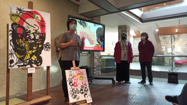 El Grup Alba obre les portes del seu centre a Verdú amb l'exposició "Reinterpretant a Miró" i activitats durant tot el cap de setmana
