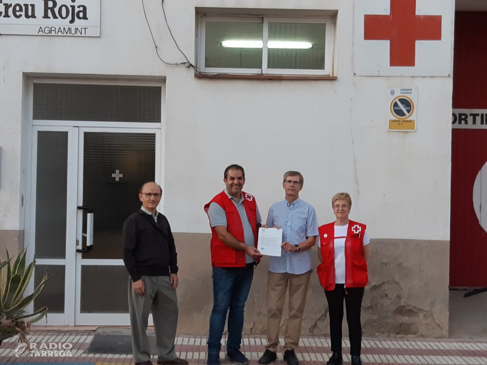 Creu Roja Agramunt rep una donació de 300 euros del Grup d’Ensenyants Urgell-Segarra
