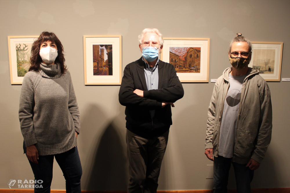 Una exposició al Museu Tàrrega Urgell repassa la trajectòria com a gravador del pintor Francesc Rufes