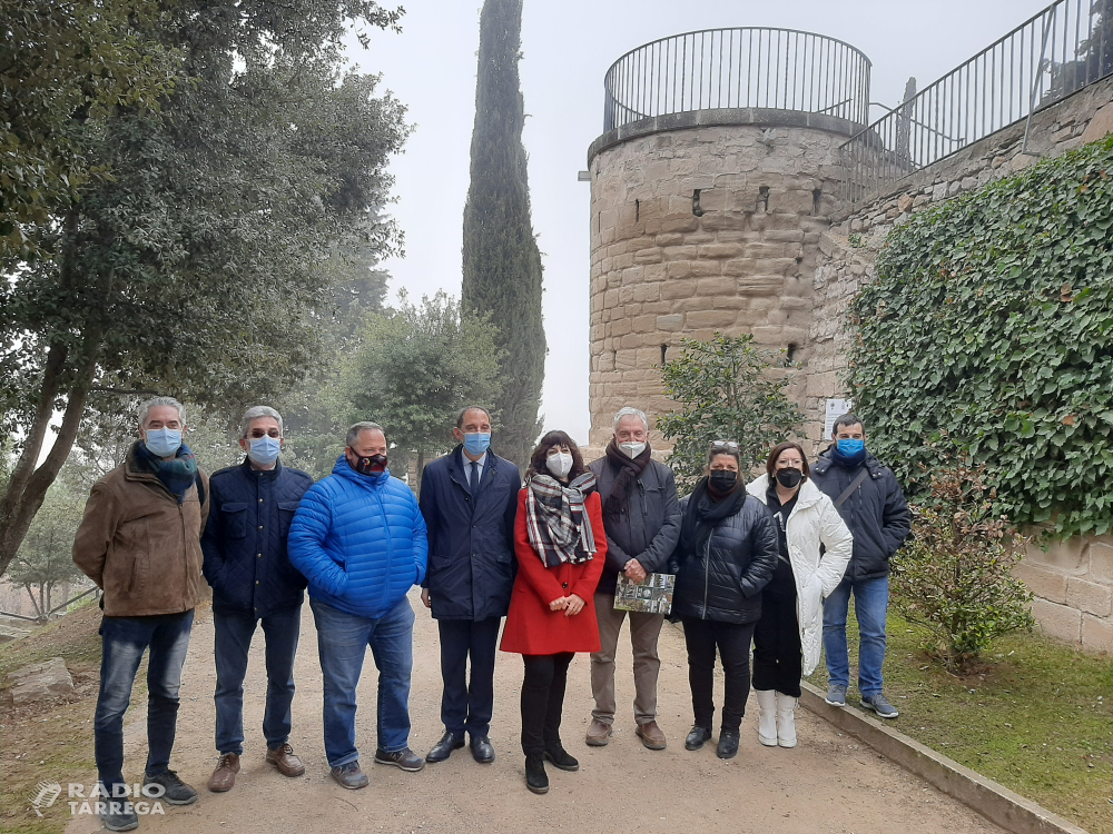 Tàrrega inaugura la restauració dels torricons del Parc de Sant Eloi, acció de salvaguarda del patrimoni que compta amb un ajut de l'1,5% Cultural del Govern central