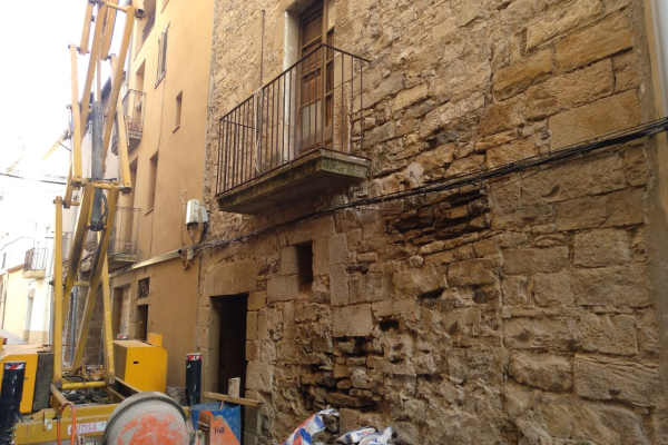 En marxa els treballs d’adequació de la Casa del Call de Tàrrega, element patrimonial que es farà visitable