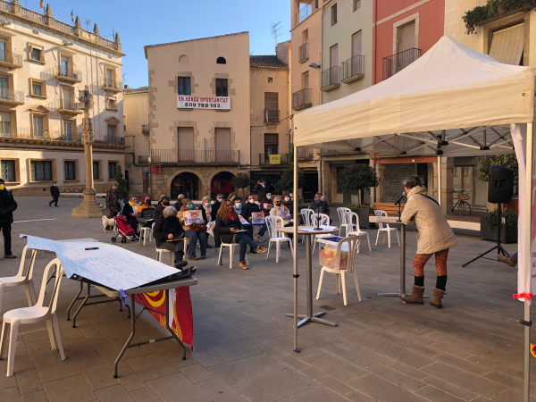 ANC - Tàrrega perla independència es torna a concentrar "en defensa dels represaliats anònims"