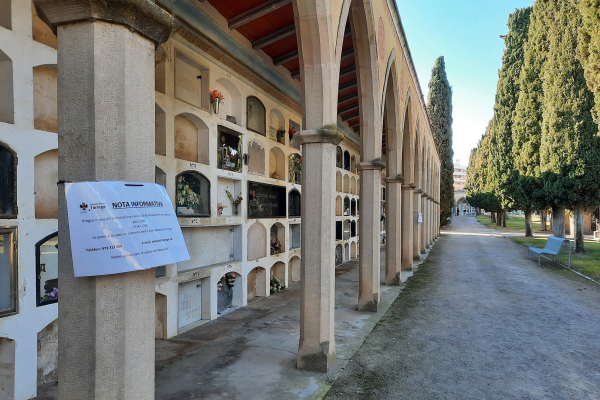 L’Ajuntament de Tàrrega impulsa la dignificació i rehabilitació de la part més antiga del cementiri municipal