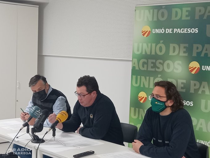 Unió de Pagesos reclama solucions urgents i definitives contra els greus danys de fauna salvatge