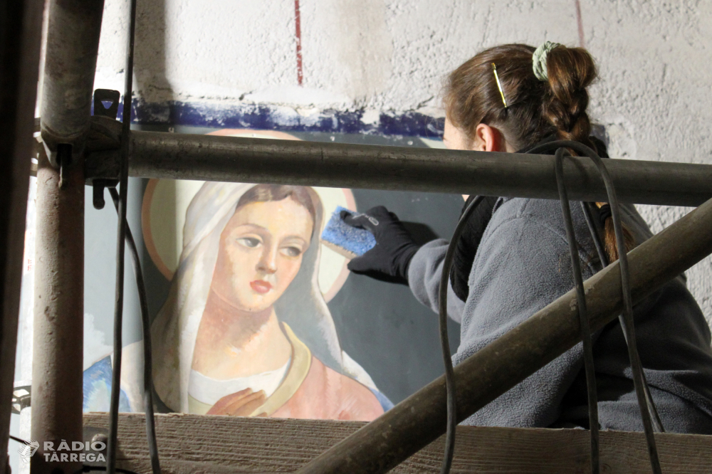 Tàrrega conservarà pintures obra Francesc Marsà que decoraven l’absis de l’església de Santa Maria de l’Alba