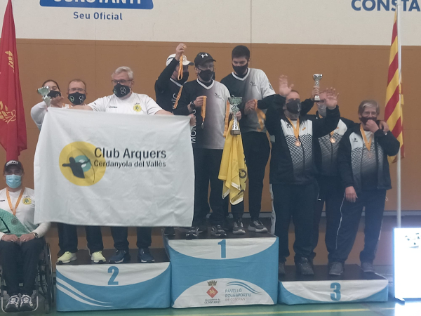El Club de Tir amb Arc de Tàrrega obté la tercera posició en el Campionat de Catalunya de clubs