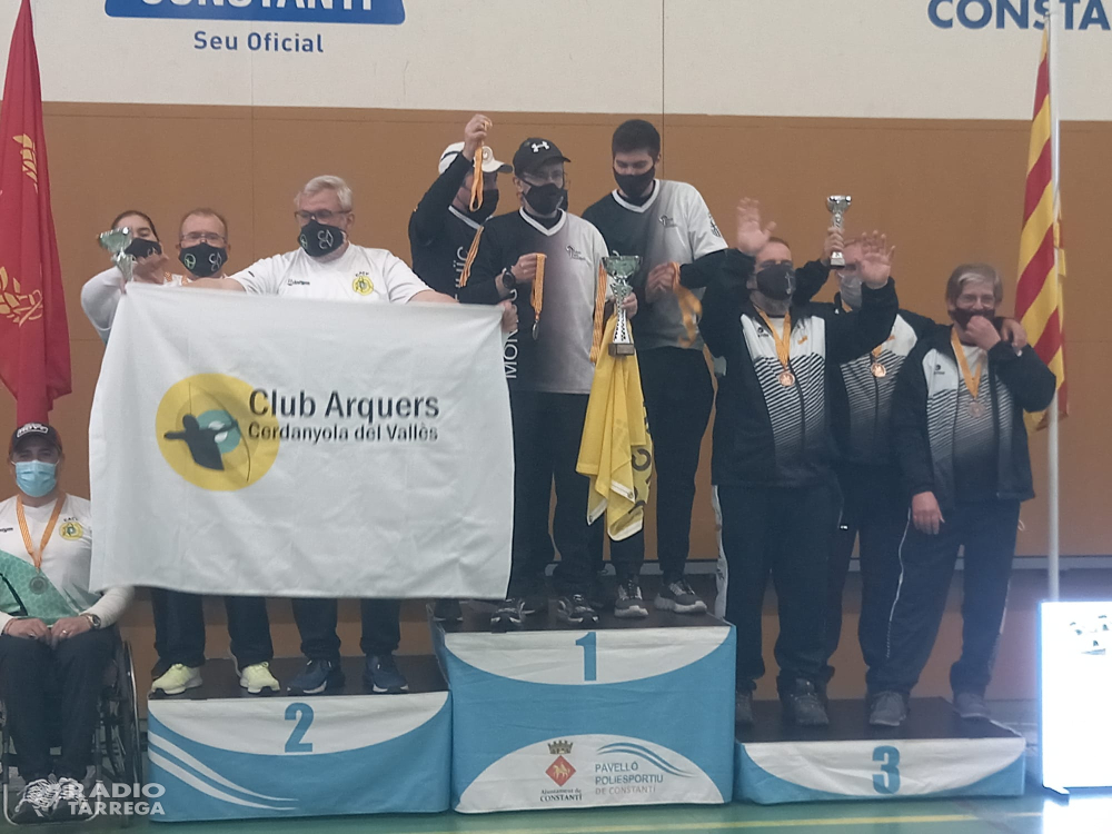 El Club de Tir amb Arc de Tàrrega obté la tercera posició en el Campionat de Catalunya de clubs