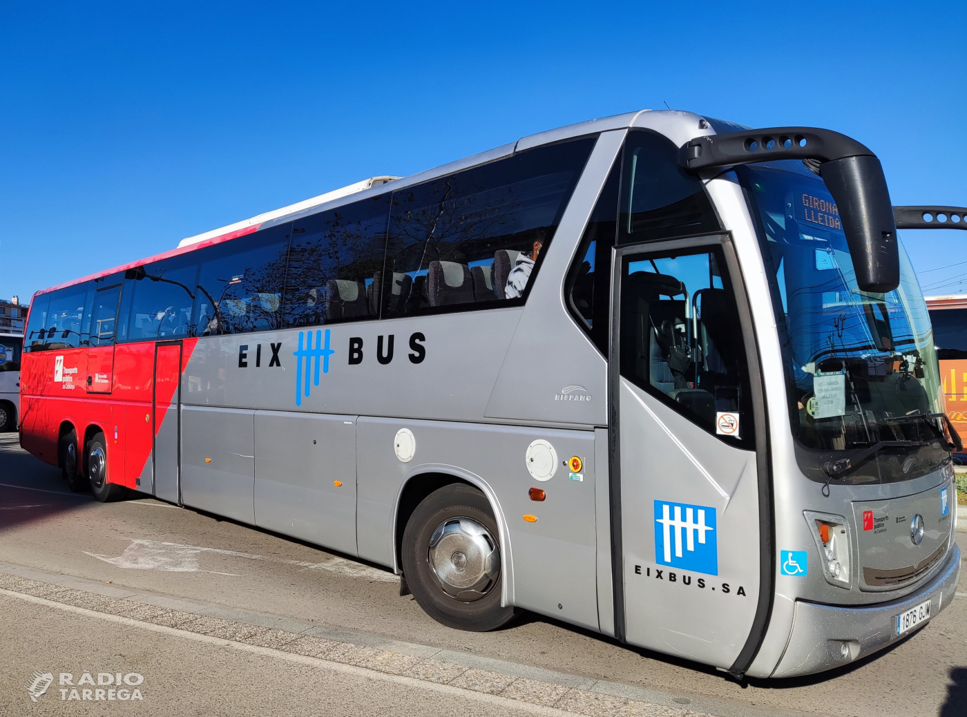 L'Eix Bus, la línia que uneix Girona-Vic-Manresa-Tàrrega-Cervera-Mollerussa-Lleida tanca el 2021 amb 110.580 viatgers