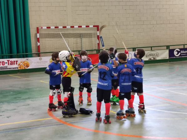 Crònica dels partits del Hoquei Patins Club Tàrrega del cap de setmana 19 i 20 de febrer de 2022