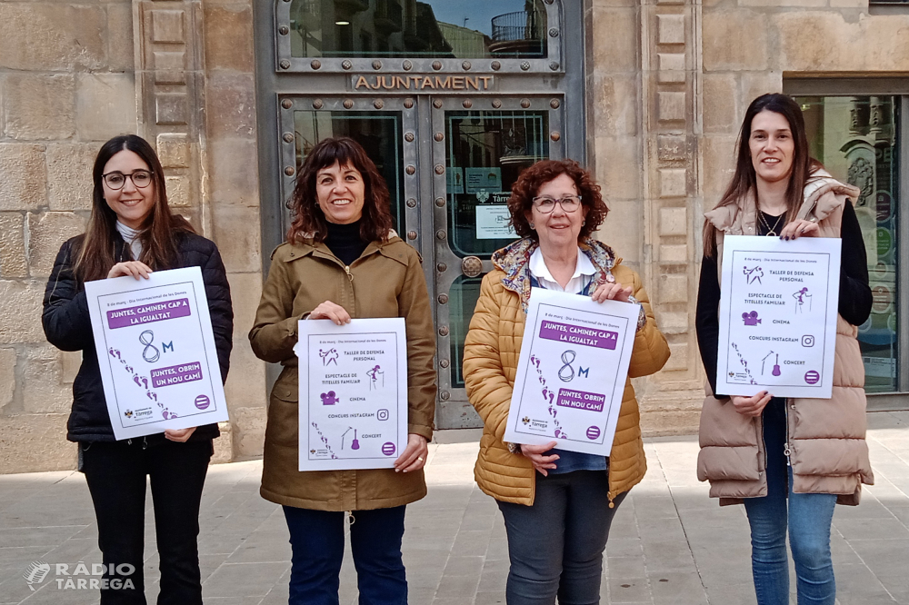 Tàrrega expressa el seu compromís amb el Dia Internacional de les Dones convidant la ciutadania a caminar cap a la igualtat