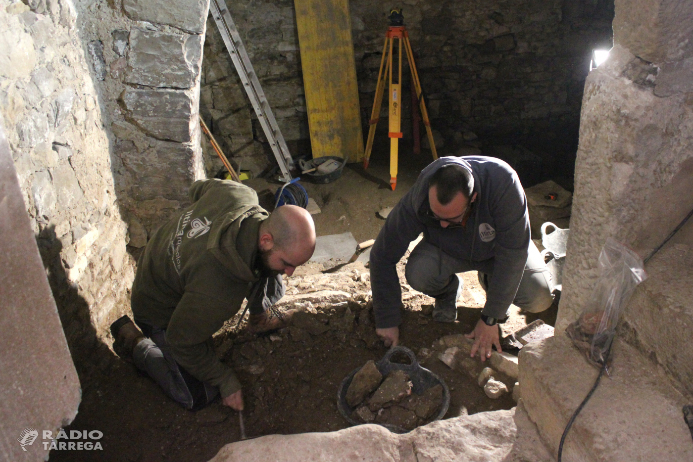 Excavació arqueològica a l’antiga Casa del Call de Tàrrega en el marc dels treballs d’adequació de l’edifici