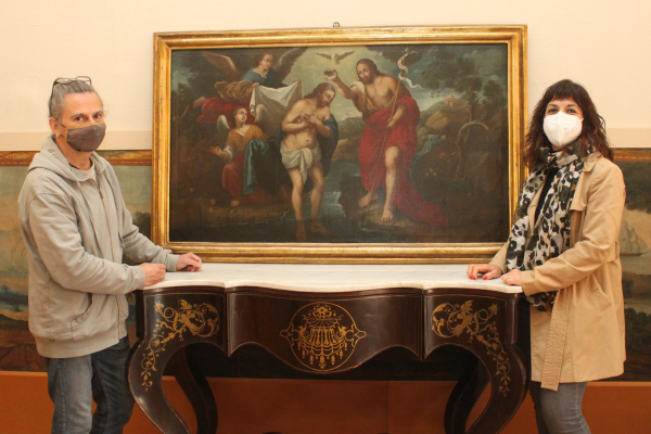 El Museu Tàrrega Urgell restaura dues pintures barroques provinents de la casa modernista de Cal Segarra