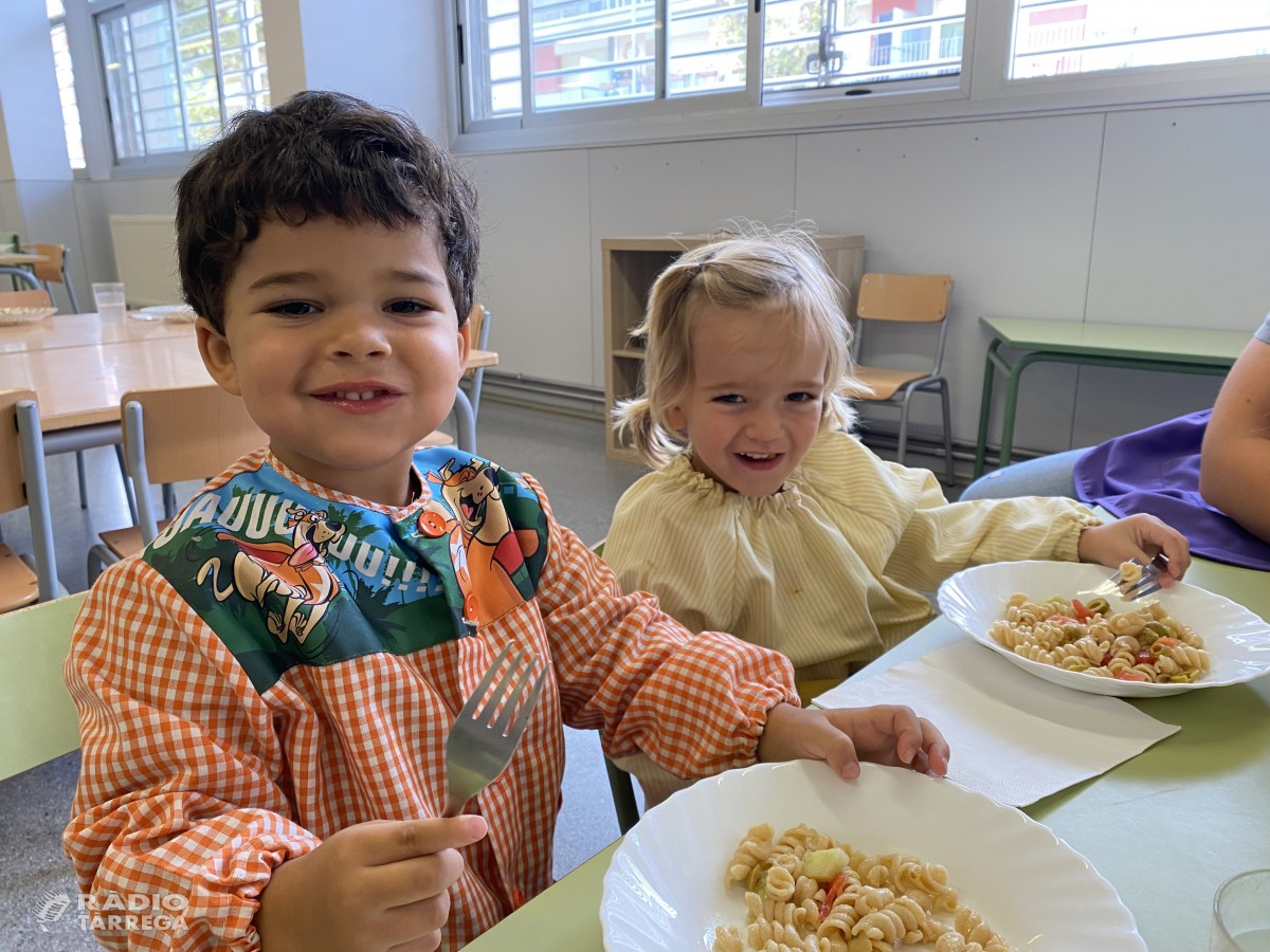 El servei de menjador escolar de l’Urgell gestionat pel Consell Comarcal amb la cooperativa Lleure Quàlia valorat molt positivament per les famílies