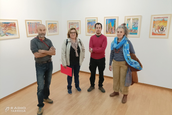 La Sala Marsà de Tàrrega mostra el vessant inèdit com a ninotaire del pintor Lluís Trepat