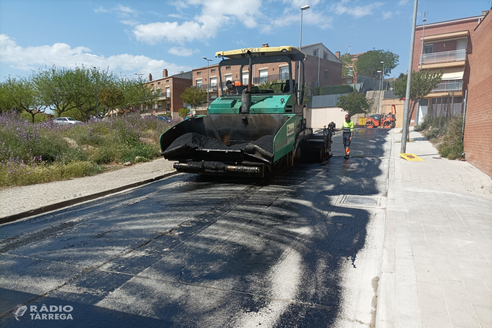 Tàrrega inicia les obres de reparació d’una trentena de carrers de la ciutat