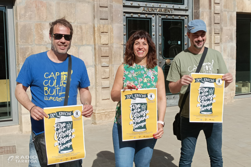 La Fira de la Cervesa Artesana de Tàrrega torna el pròxim 4 de juny amb 17 productors i les previsions de batre tots els rècords