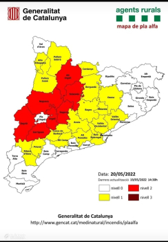 Interior fa una crida a la "prudència" davant de les altes temperatures i el risc d'incendis