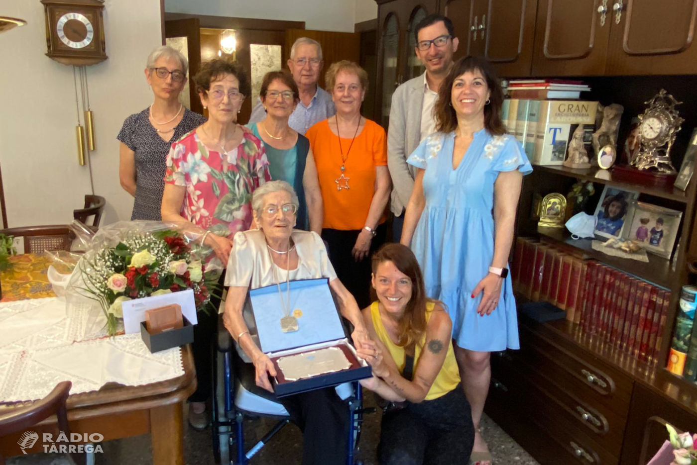 Tàrrega felicita l’Anna Palou Cucurull amb motiu del seu 100è aniversari