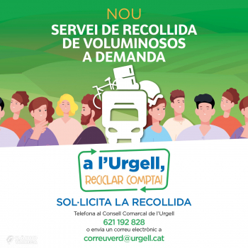 En marxa el nou sistema de recollida de voluminosos a la comarca de l’Urgell