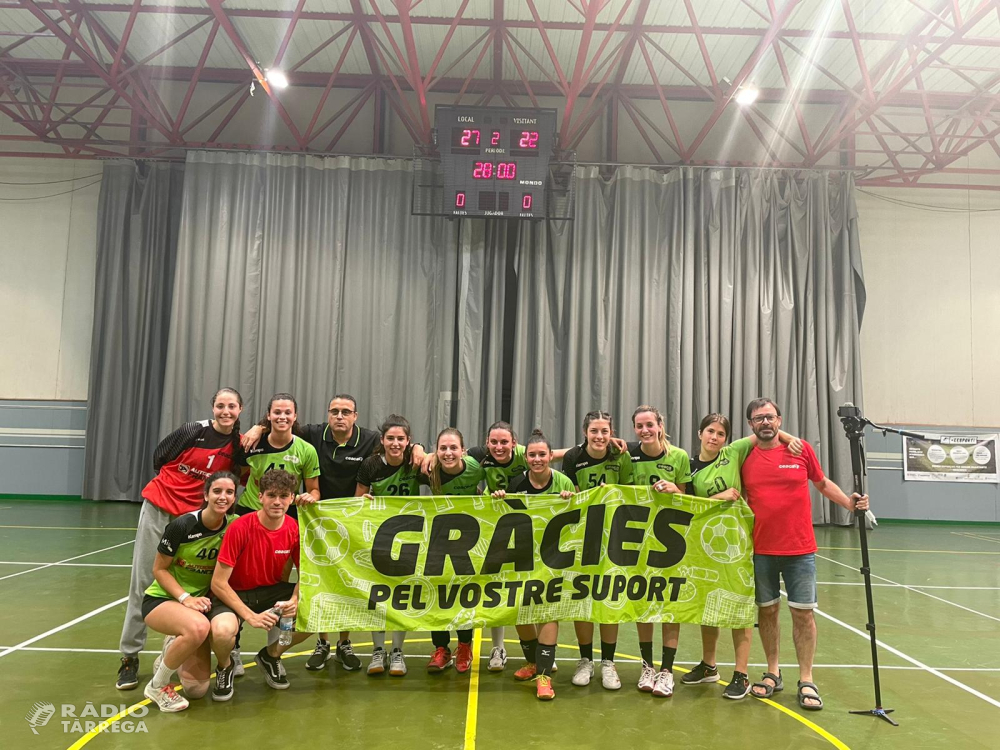 L'equip Sènior del CEACA Tàrrega passa a la final de la Copa Federació de Handbol