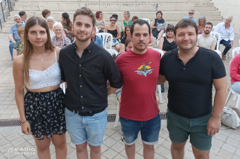 Recital poètic al nucli antic de Tàrrega amb diversos escriptors dels Països Catalans