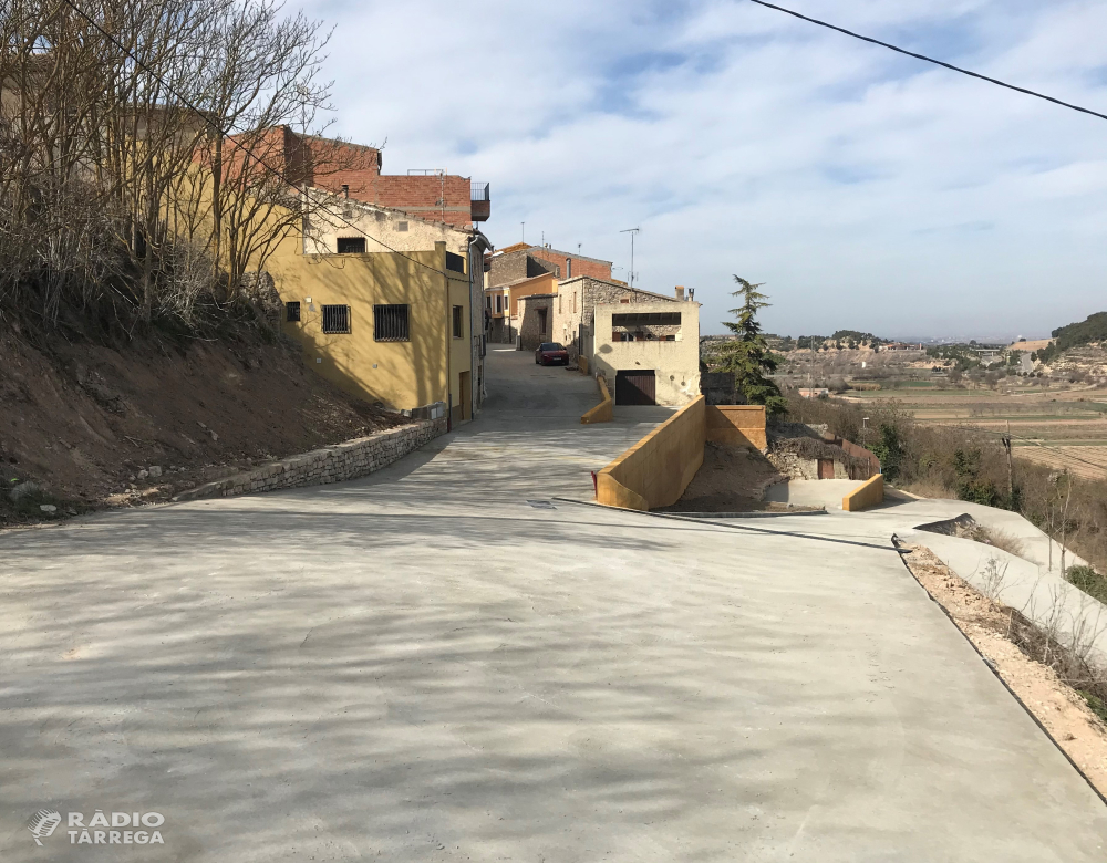 Finalització de les obres d’urbanització del Portal del Gel de Ciutadilla