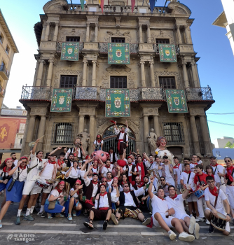 La cultura popular de Tàrrega viatja fins a Pamplona