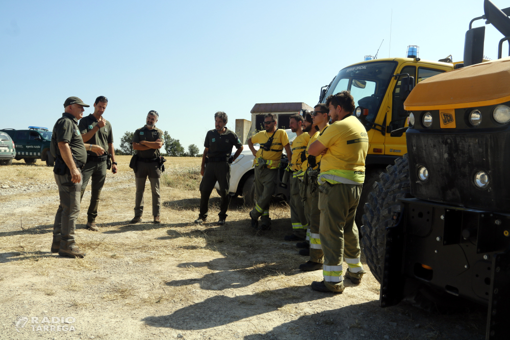 Els Agents Rurals han treballat en 11 incendis relacionats amb la sega en el que va d'estiu a Ponent i comarques veïnes