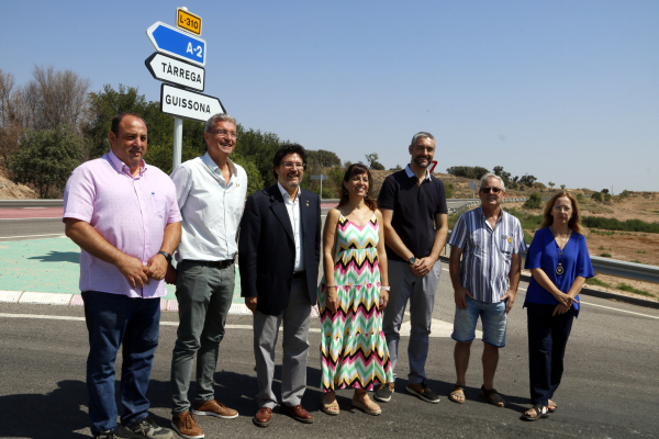 L'arranjament de la carretera de Tàrrega a Guissona amb ferm sostenible estarà enllestit a mitjans d'agost