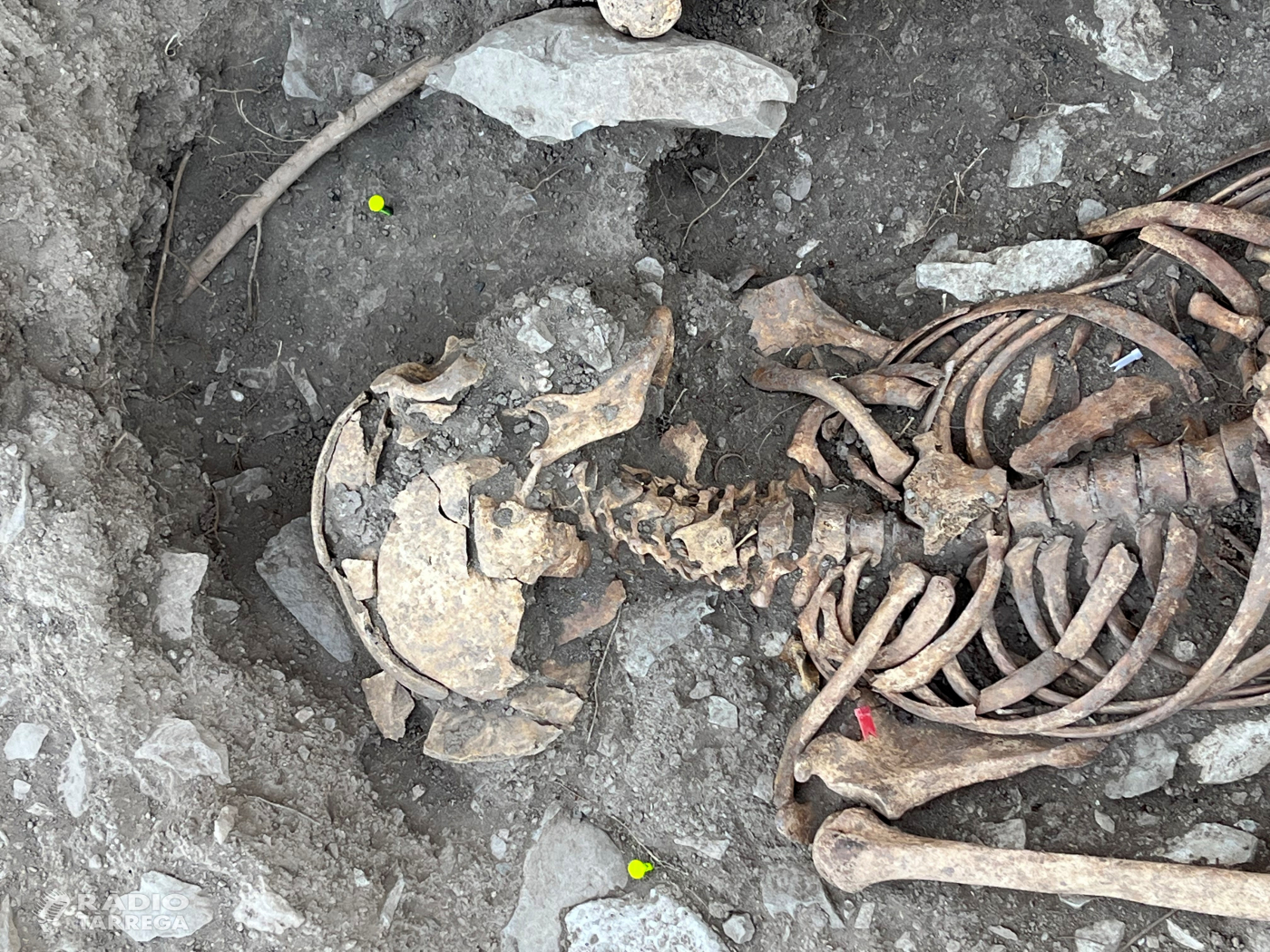 Recuperen les restes d'un soldat republicà al glacis del Pilar d'Almenara