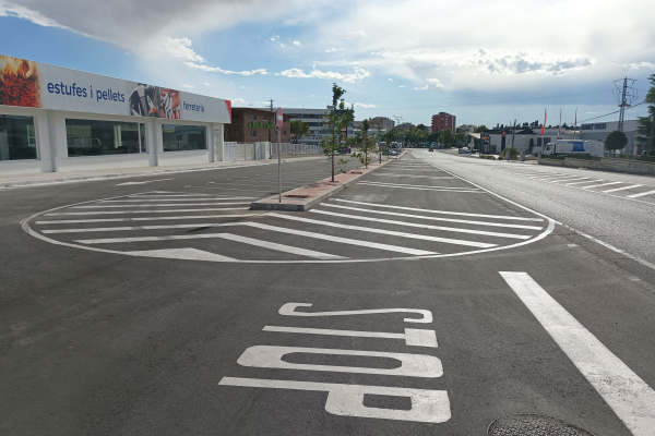 Tàrrega ultima la urbanització d’un nou tram de l’avinguda de Cervera, un dels principals accessos de la ciutat
