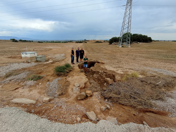 Les pluges torrencials de la setmana passada malmeten molts camins del terme d’Agramunt