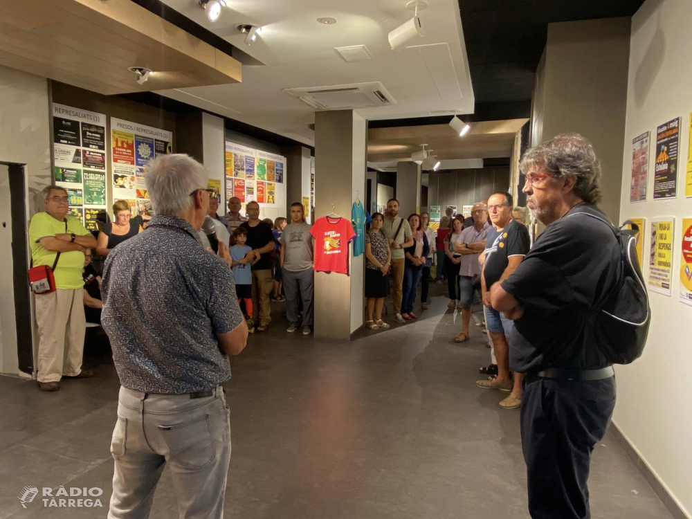 Exposició retrospectiva de cartells de l'ANC de Tàrrega coincidint amb el seu desè aniversari