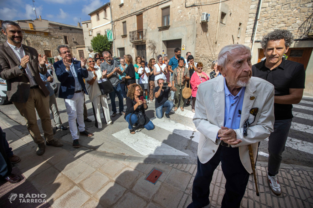 Sant Martí de Riucorb homenatja Josep Vallverdú