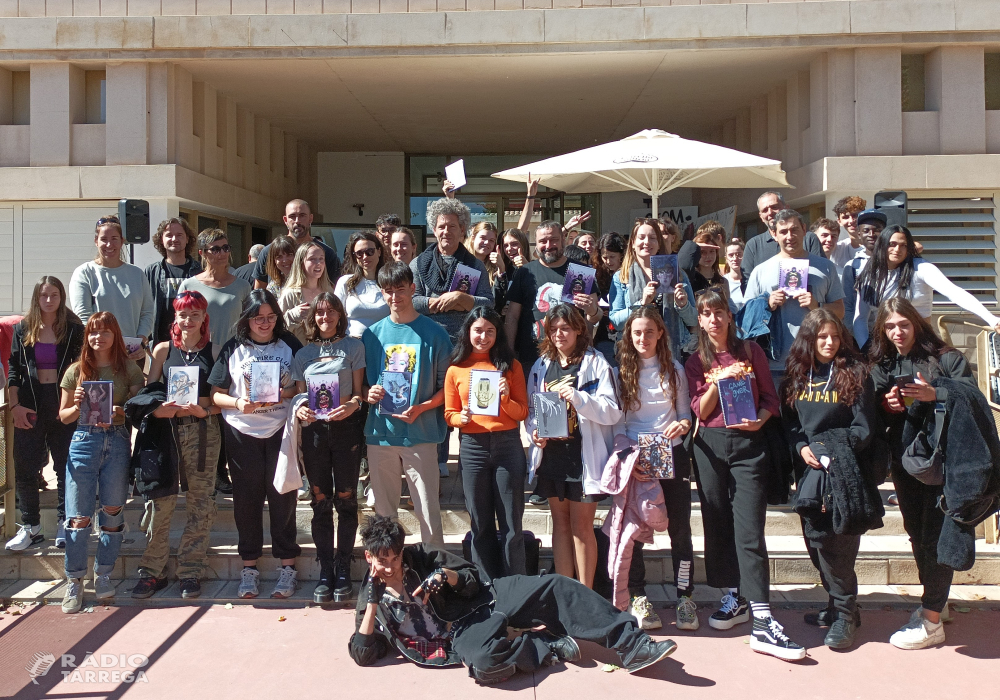 Els alumnes de l'Escola de Disseny Ondara de Tàrrega dissenyen una agenda escolar per prevenir addiccions