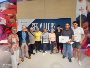 Creu Roja Agramunt rep un premi a l’excel•lència per la campanya del Sorteig d’Or