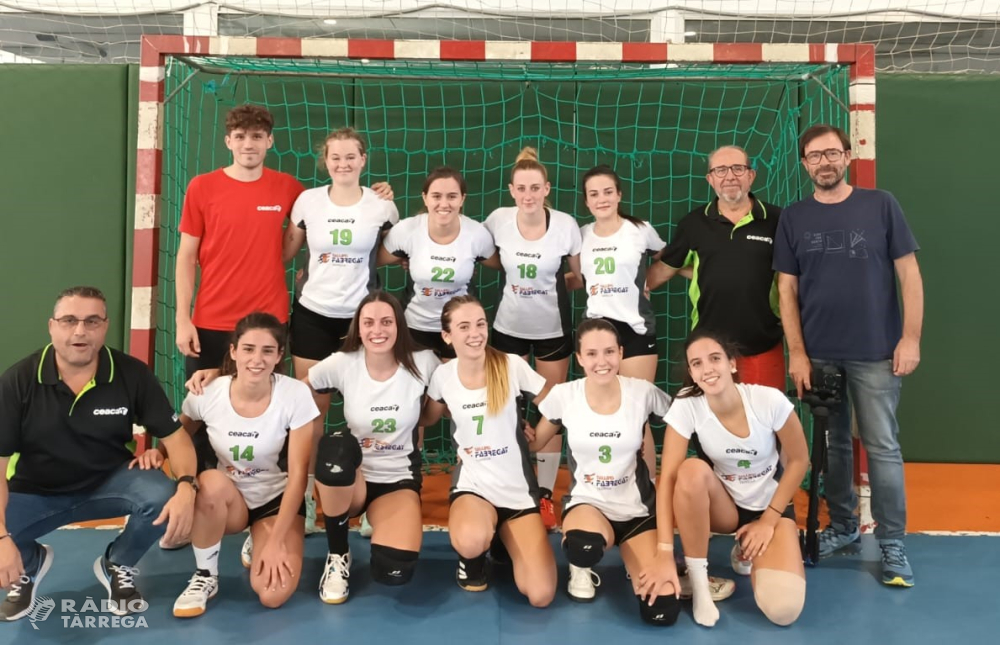 Primer partit de la nova temporada del sènior femení del CEACA Tàrrega