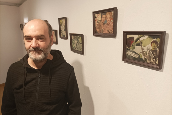 La Sala Marsà de Tàrrega inaugura una exposició de collages de l’artista local Xavier Fonoll