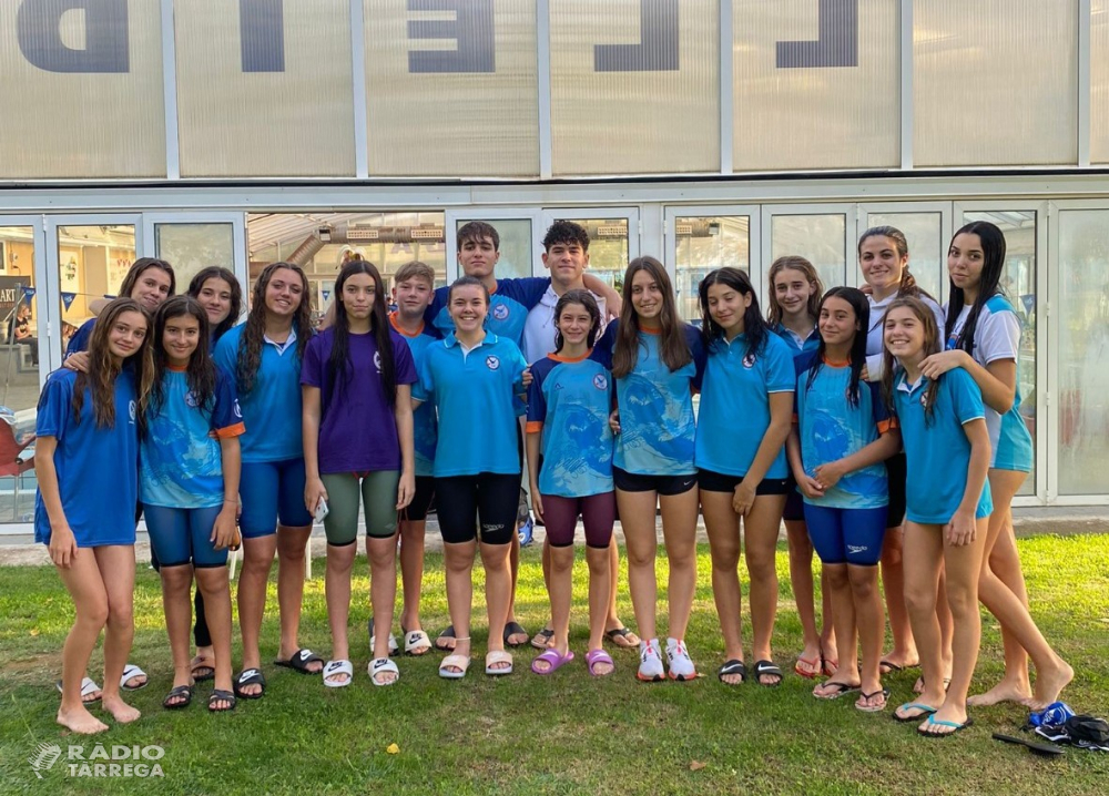 Els nedadors del Club Natació Tàrrega participen en la primera jornada de la lliga Infantil