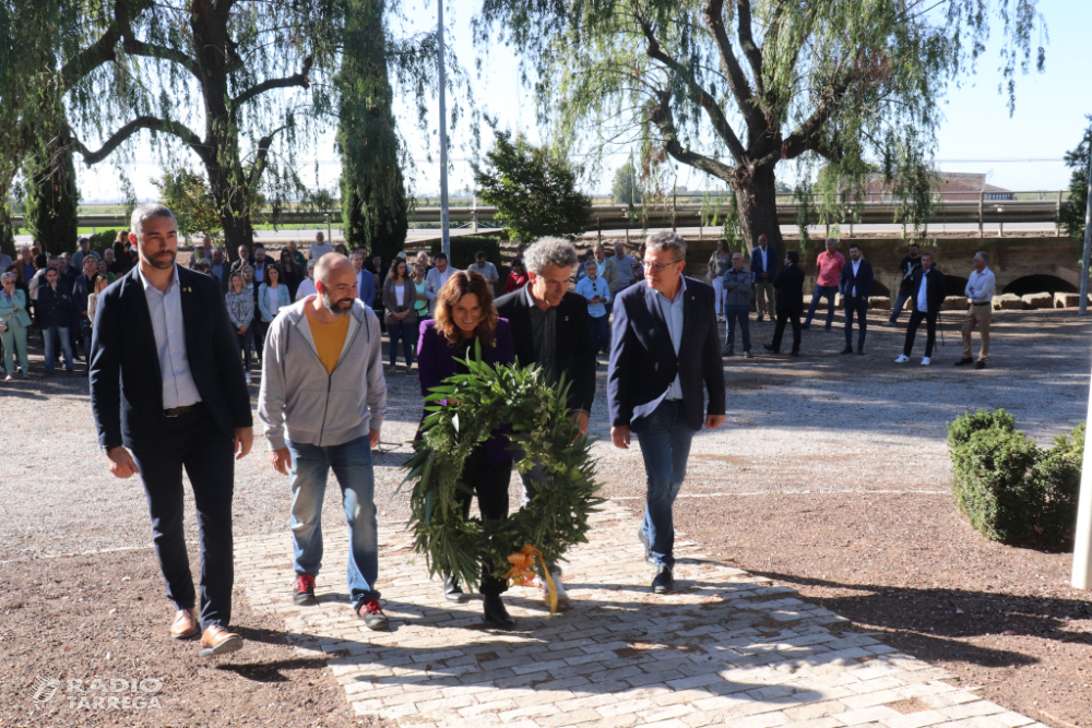 El Tarròs aculll’acte de commemoració del 82è aniversari de l’afusellament del president Lluís Companys