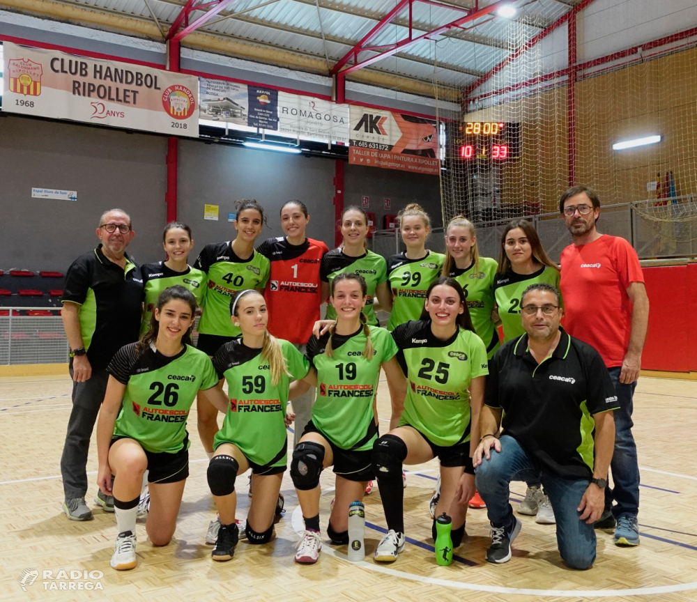 Crònica dels partits d'handbol del cap de setmana del CEACA Tàrrega